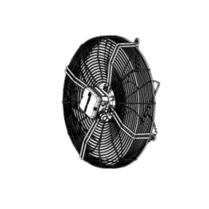 Ventilador axial 450mm grade cesto - Imagem 3
